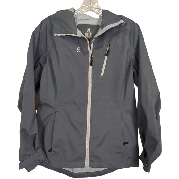 Little Donkey Andy long sleeve zipper front hooded high low lightweight Jacket S - Picture 1 of 16